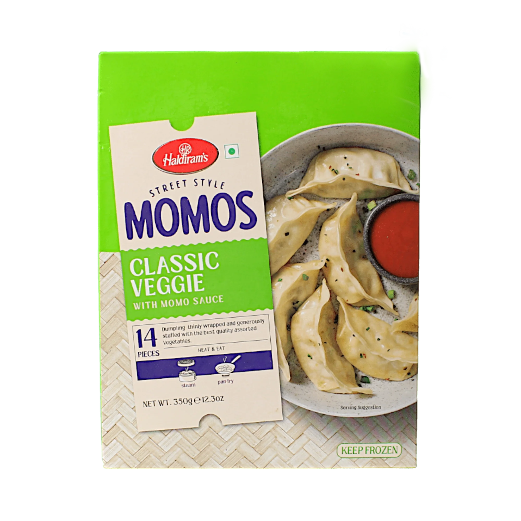 HALDIRAM FROZ. MOMOS CLASSIC VEGGIE 350g