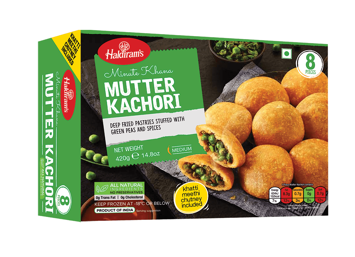 HALDIRAM FROZ. MUTTER KACHORI 420g