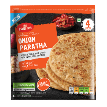 HALDIRAM FROZ. ONION PARATHA 400g
