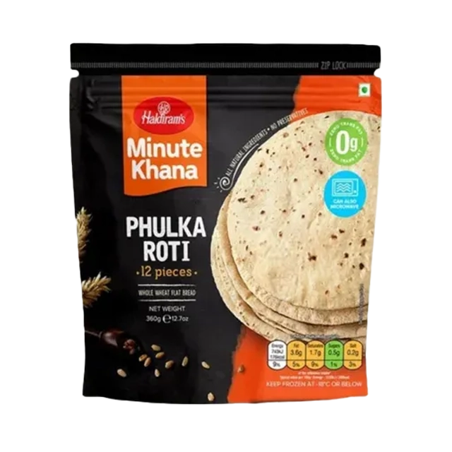HALDIRAM FROZ. PHULKA ROTI 360g