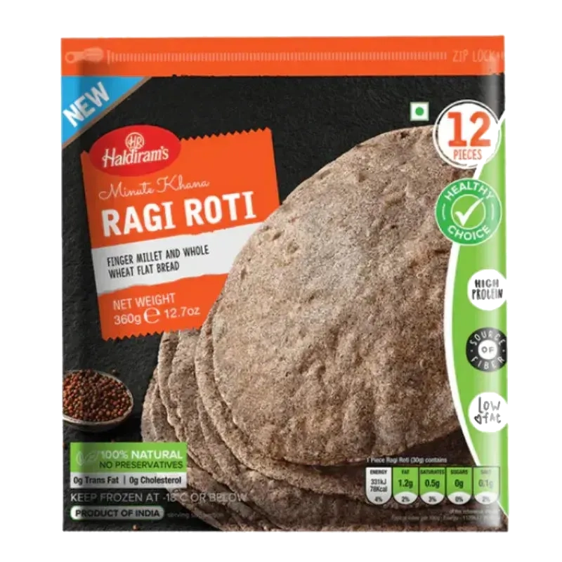 HALDIRAM FROZ. RAGI ROTI 360g