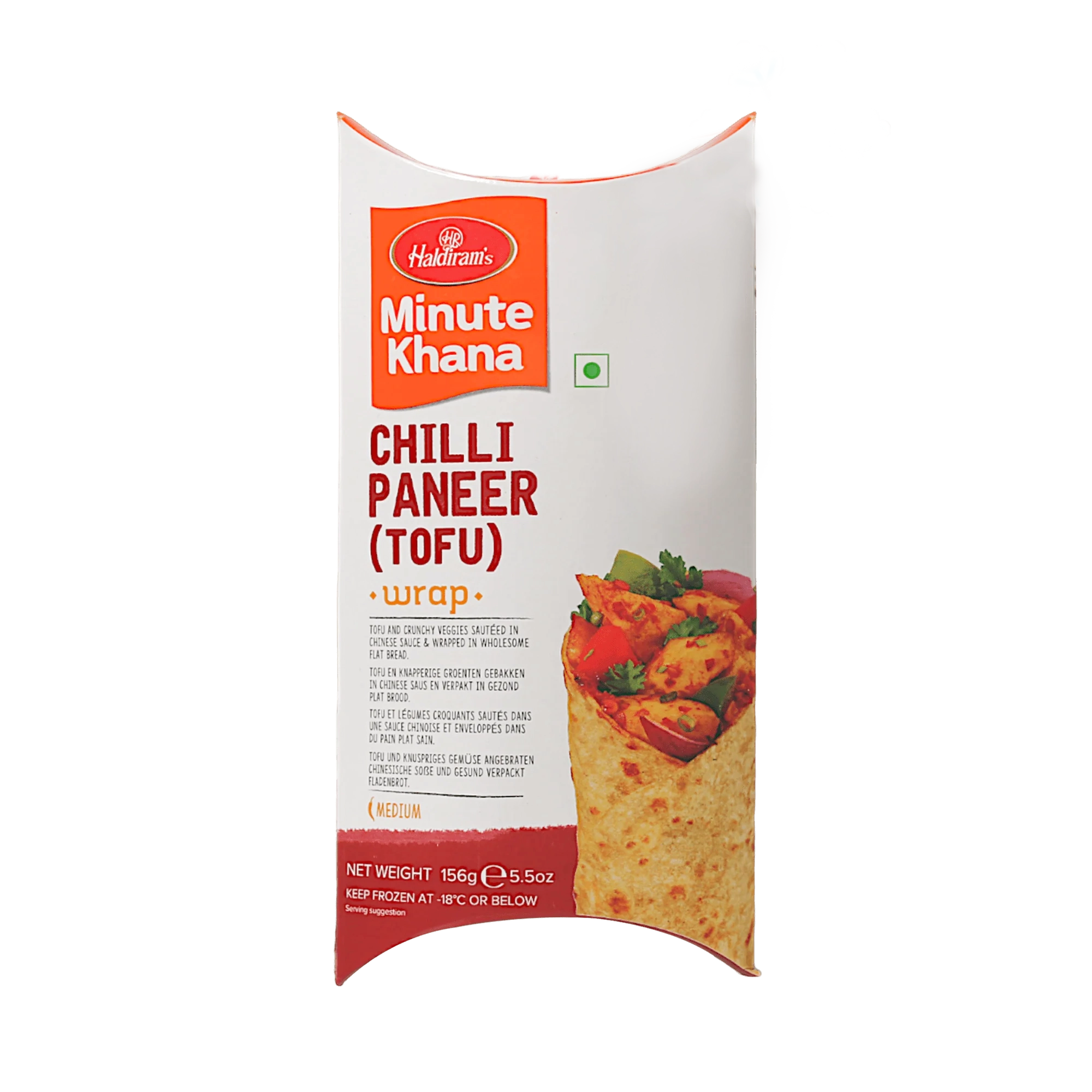 HALDIRAM FROZ. WRAP CHILLI TOFU 156g