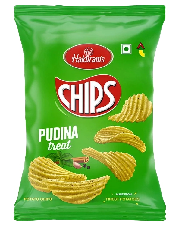 CHIPS PUDINA TREAT 120g