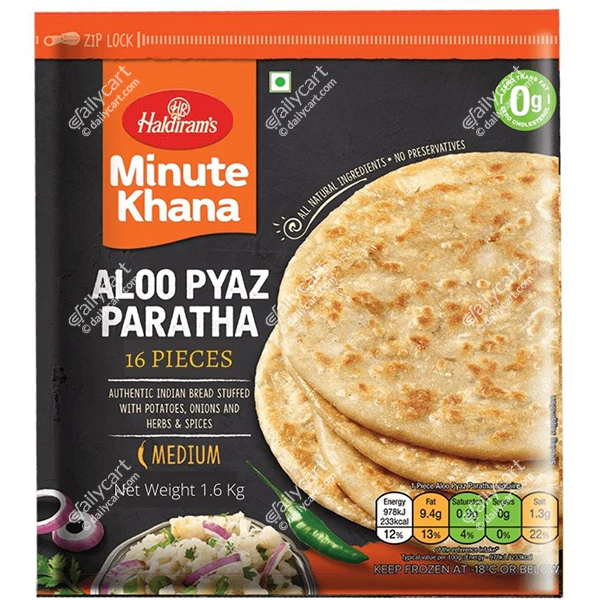 HALDIRAM FROZ. ALOO PYAZ PARATHA 1.60 kgwebp