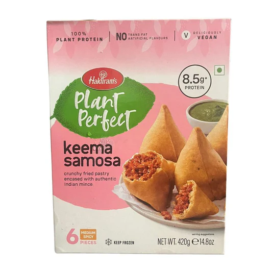 HALDIRAM FROZ. KEEMA SAMOSA (VEGAN) 420gwebp