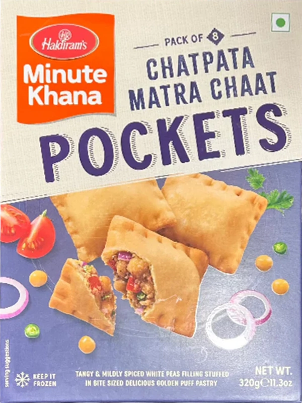 HALDIRAM FROZ. MATRA CHAAT POCKETS PROMO(8x40g)320g