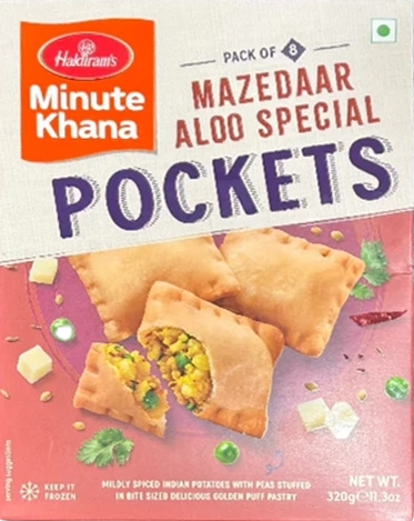 HALDIRAM FROZ. POCKETS ALOO PROMO (8X40g)320g