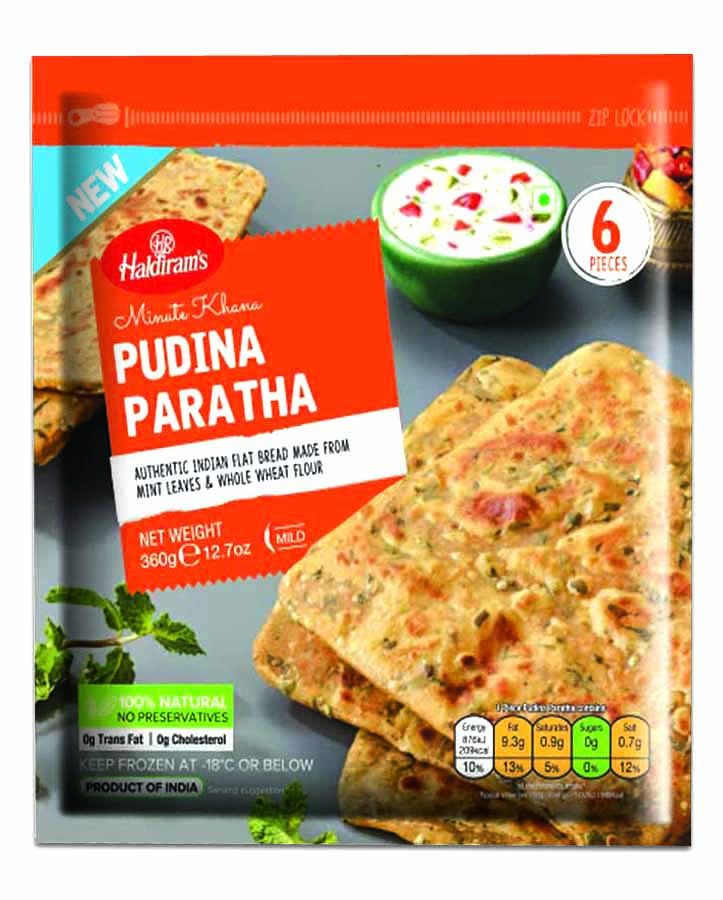 Haldirams Pudina paratha front