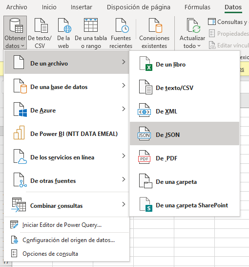 excel json 1