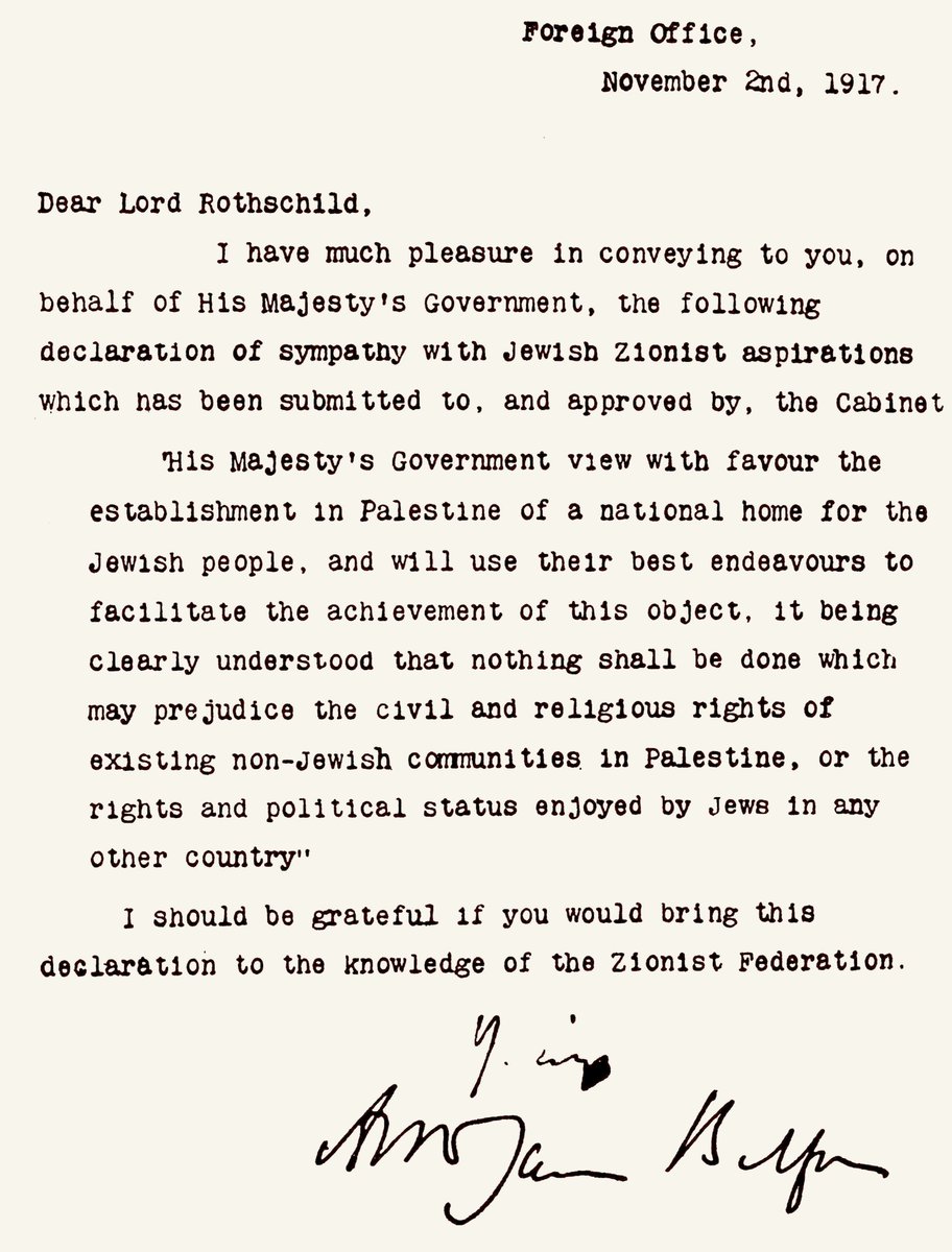 Balfour Declaration (1917)