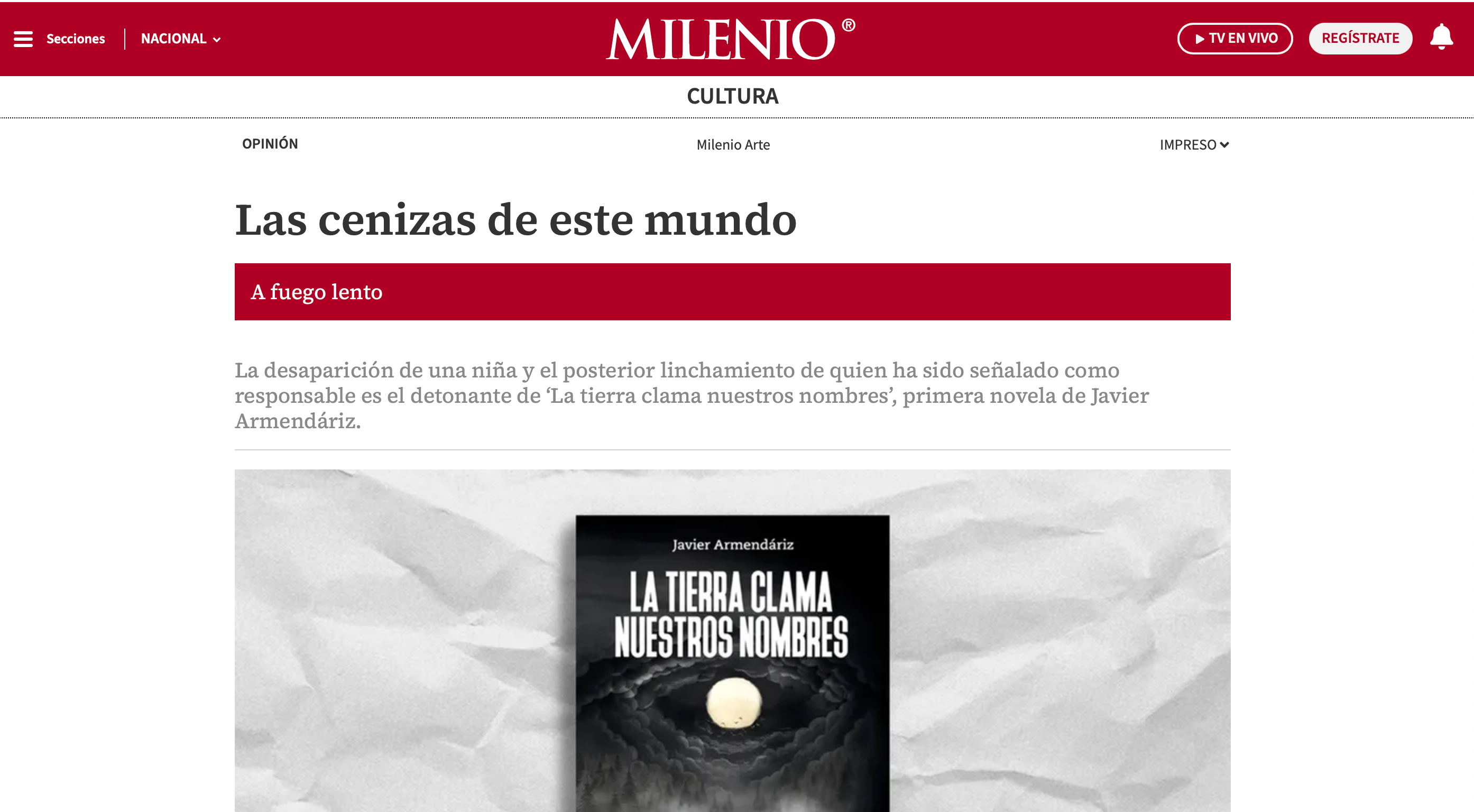 Las cenizas de este mundo