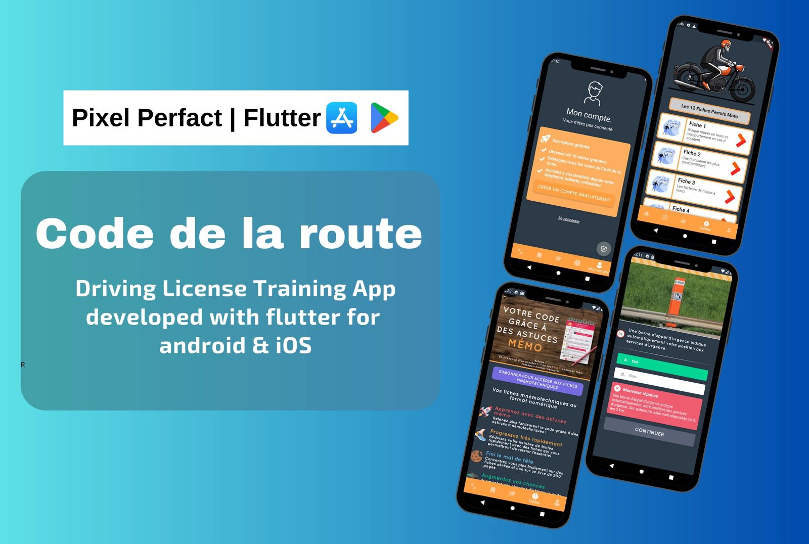 Driving License Training App