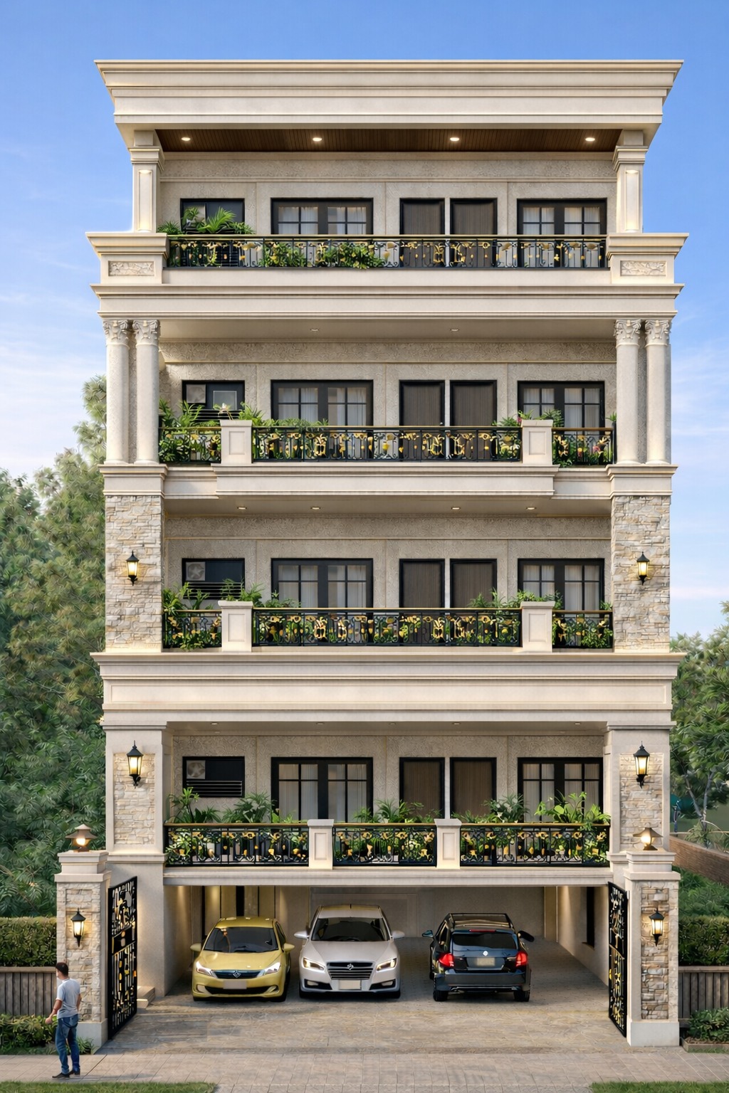 3 BHK Floor in DLF  Valley, adjacent to Amravati Enclave - Image 1