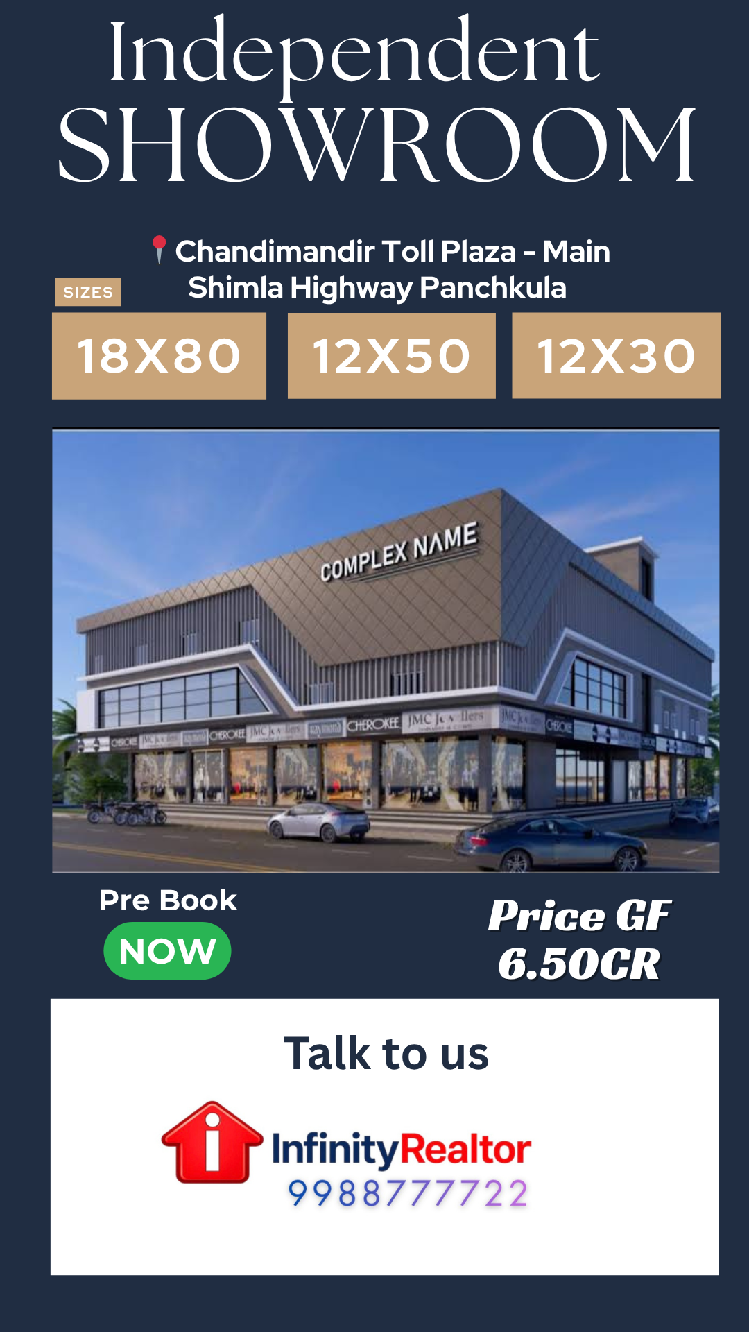 Commercial Showroom Independent GF/FF/2nd  FF/3rd FF