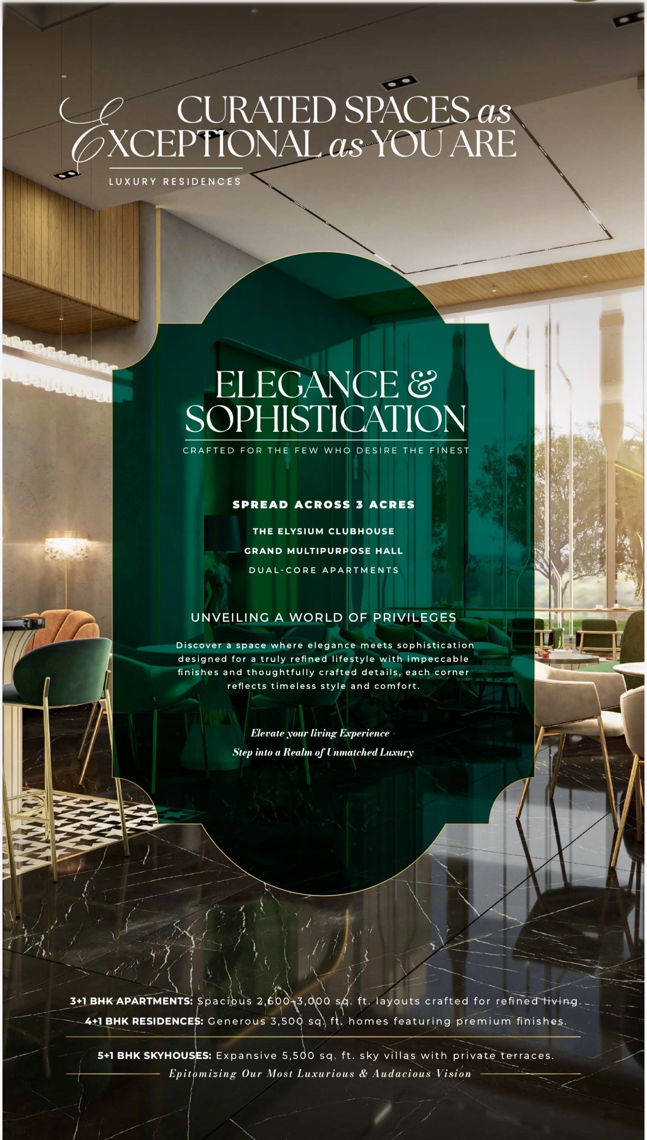 The Elysium 4+1/ 3+1 BHK Panchkula - Image 2