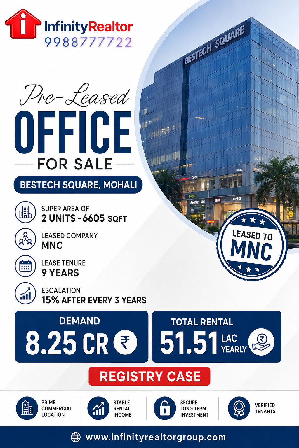 Bestech square office Preleased - Image 1