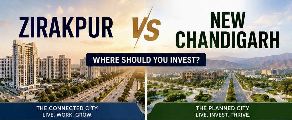 New Chandigarh vs Zirakpur: Where Should You Buy in 2026?