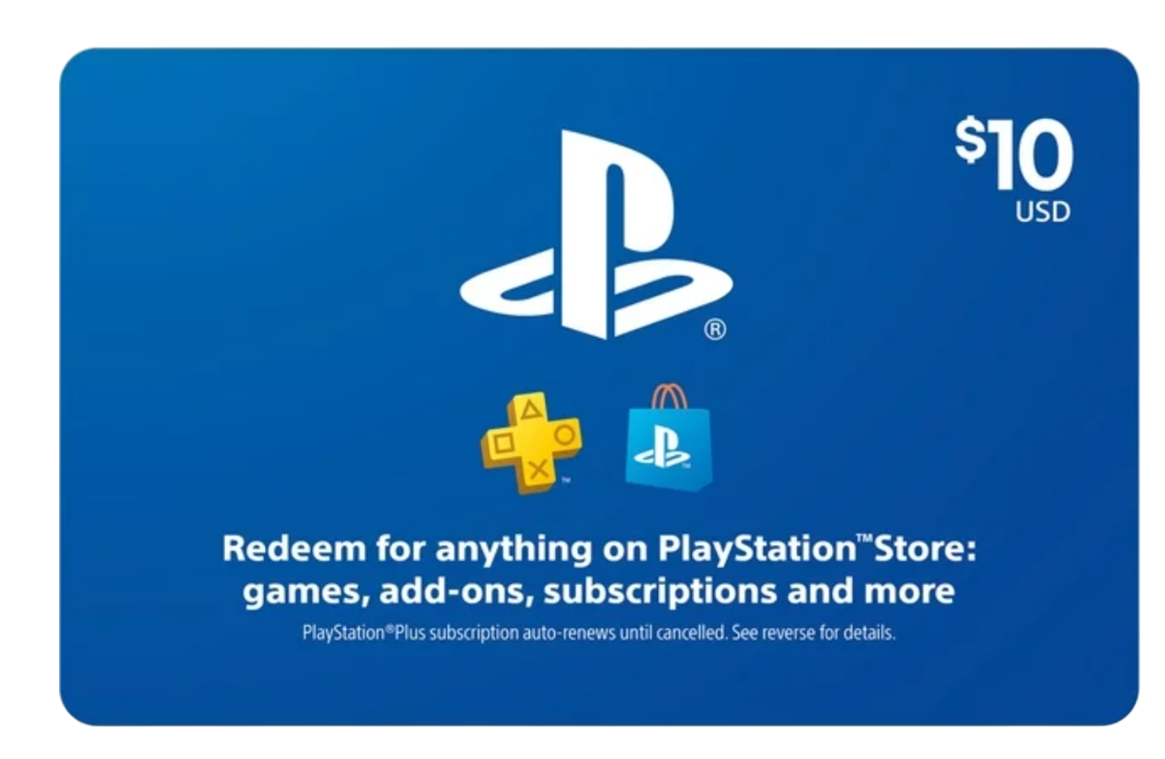 10 USD PlayStation Store Cash