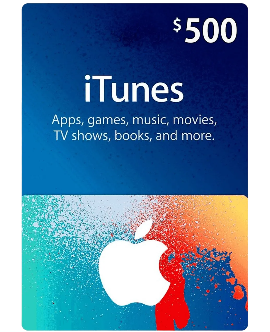 500$ iTunes Gift Card US