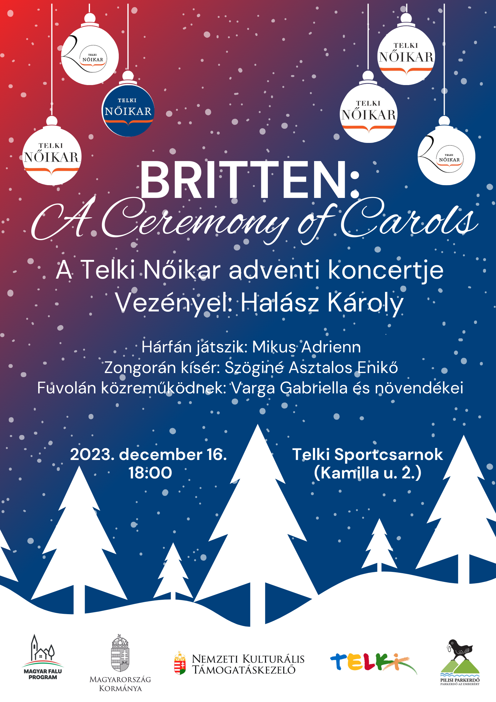 Britten: A Ceremony of Carols - jubileumi adventi koncert
