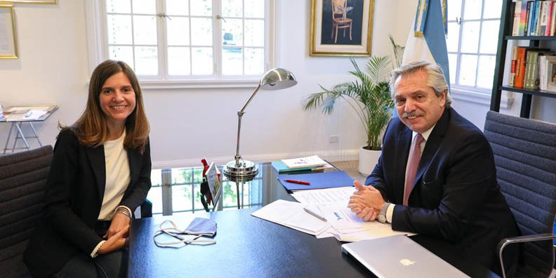 Imagen de la nota 'Fernanda Raverta fue designada como titular de Anses'
