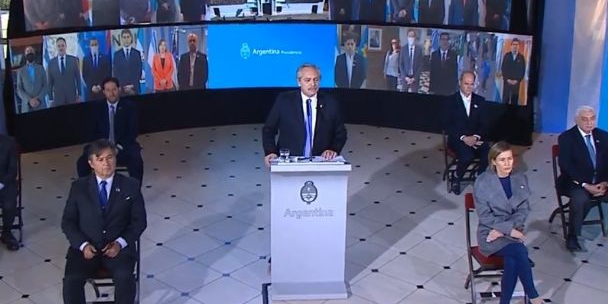 Imagen de la nota 'Alberto Fernández en el acto por la Independencia: "Otra Argentina empieza hoy" '