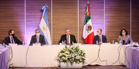 Imagen de la nota 'Alberto Fernández inició su gira en México reuniéndose con empresarios'