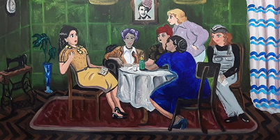 Imagen de la nota 'La muestra que retrata a Evita como un personaje de animé'
