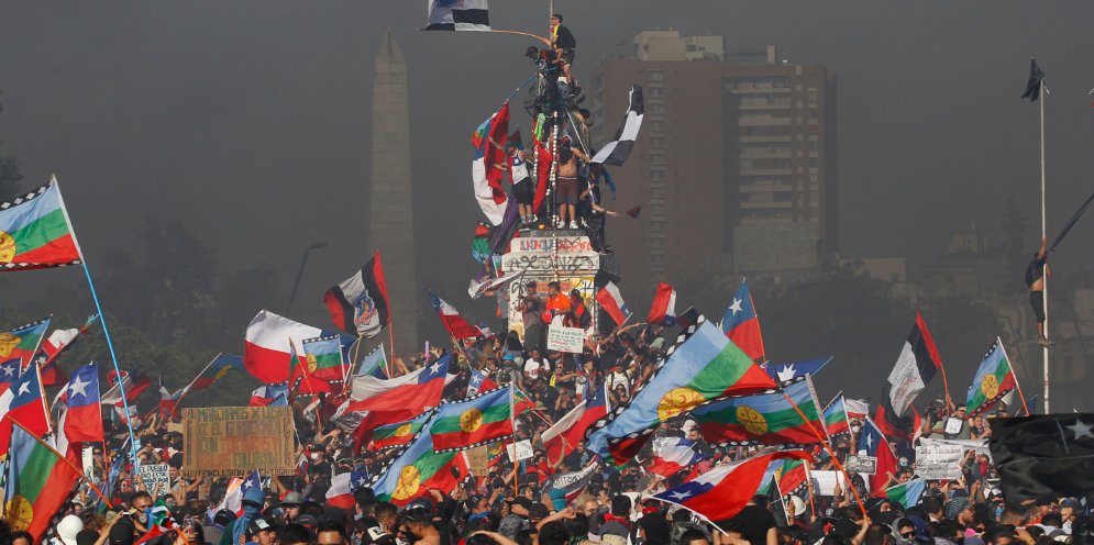 Imagen de la nota 'Hace dos años, con el estallido social, comenzó a cambiar la historia de Chile'
