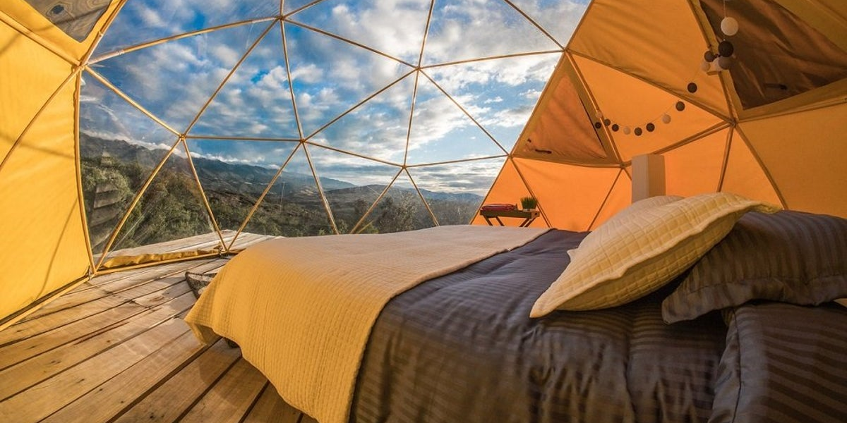 Imagen de la nota 'El “glamping” se presenta como opción de alojamiento turístico'