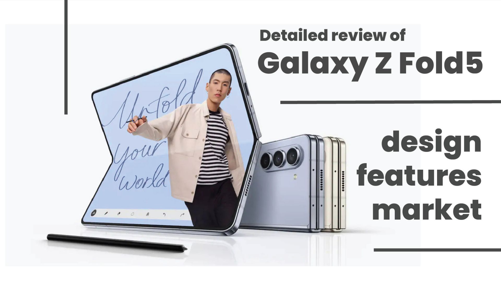 Samsung Galaxy Z Fold 5: Global Foldable Smartphone Analysis