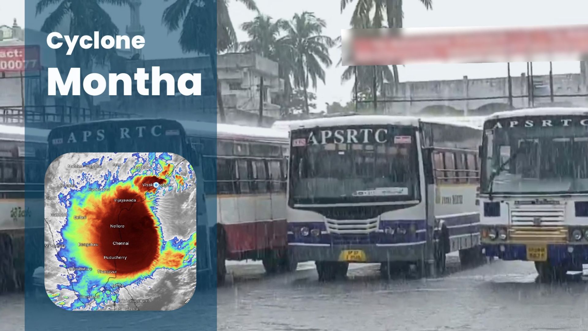 Cyclone 'Montha' Slams India’s East Coast, IMD Warns of Heavy Rain and Strong Winds