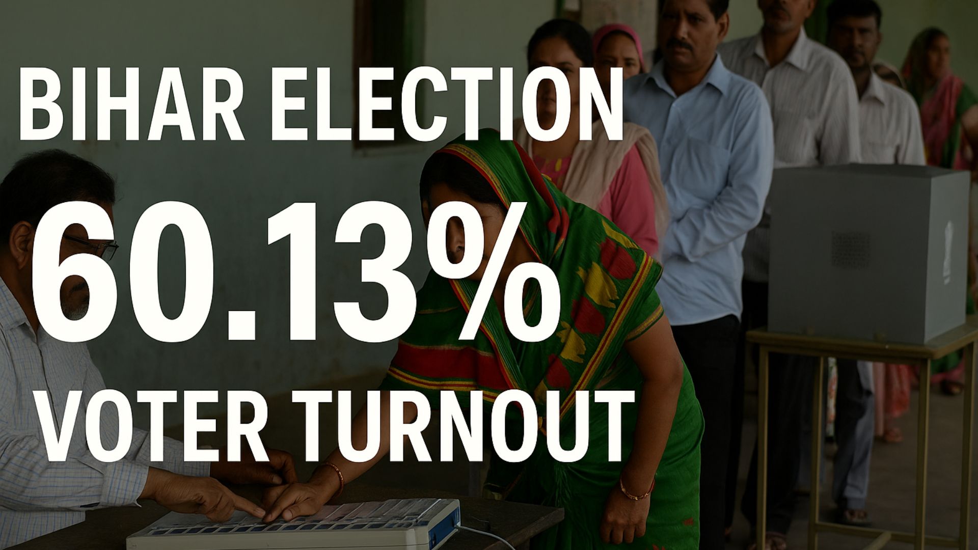 Bihar Election 2025: Phase One Records Over 60% Turnout as Voters Defy Heat and High Stakes