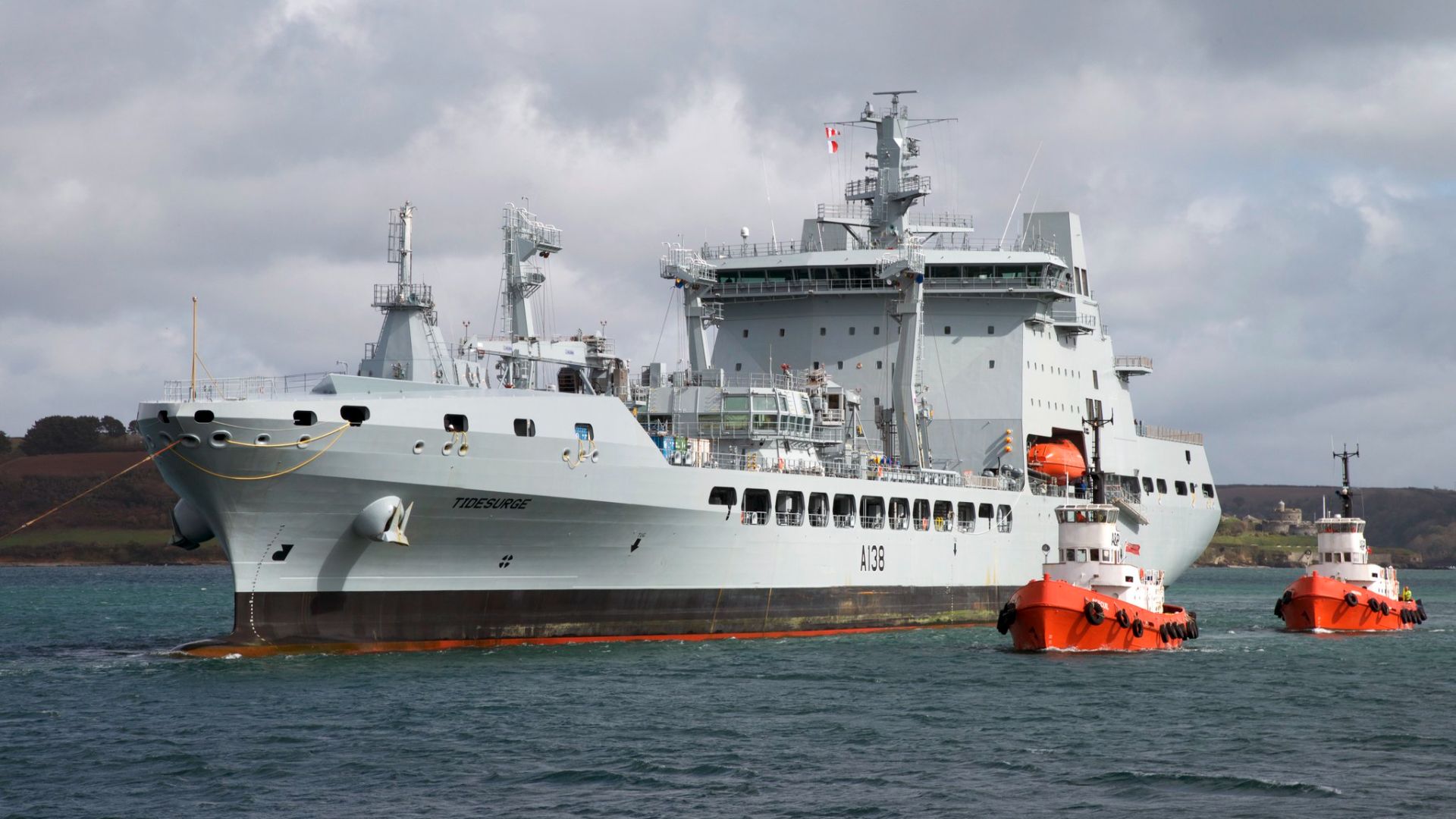 Royal Fleet Auxiliary Crew Member Missing Off Irish Coast