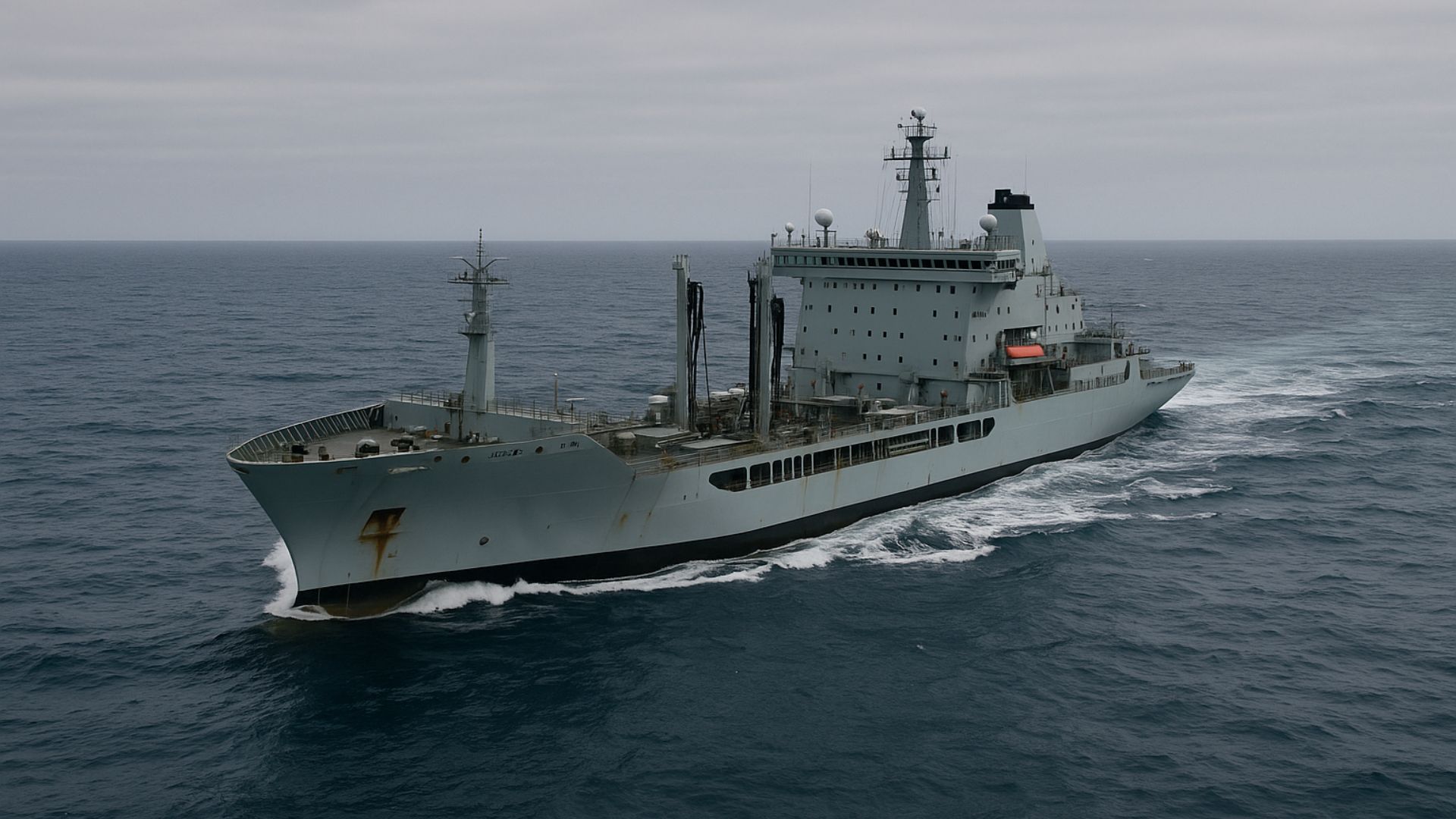 Royal Fleet Auxiliary Crew Member Missing Off Irish Coast