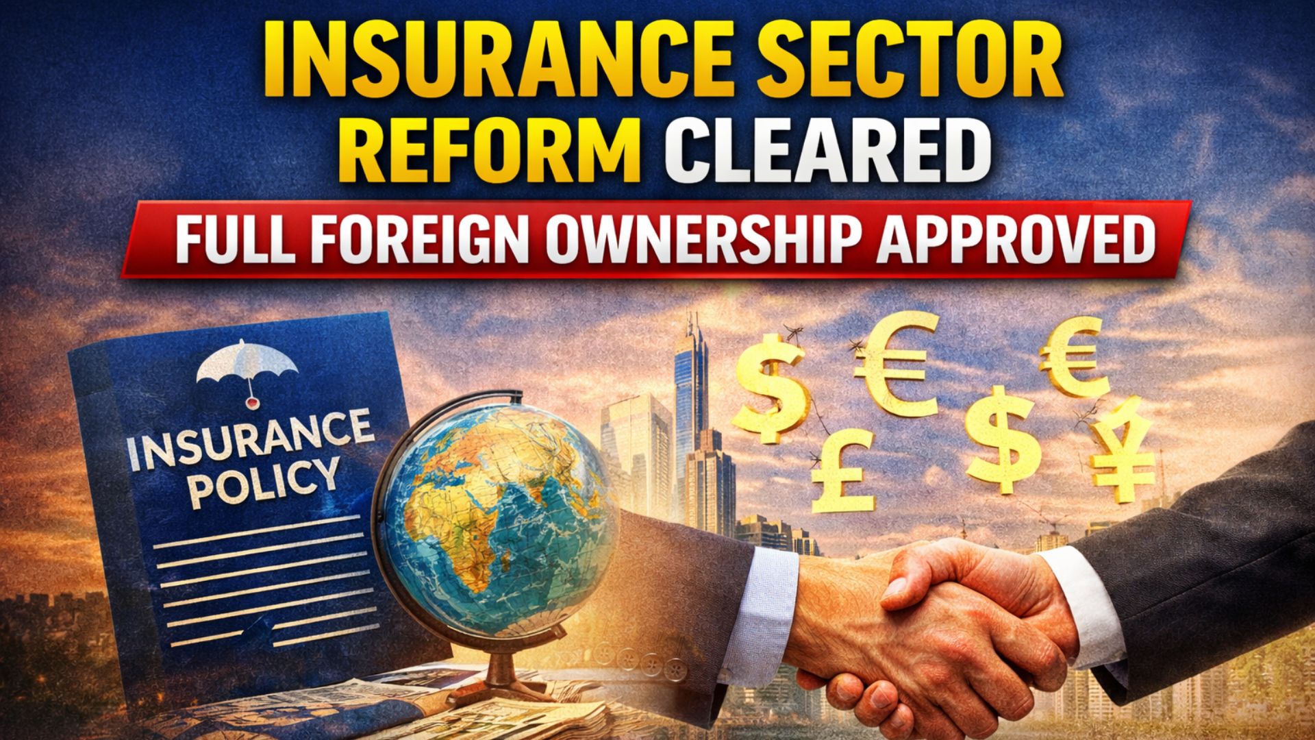 Parliament Clears Full Foreign Ownership in Insurance Sector