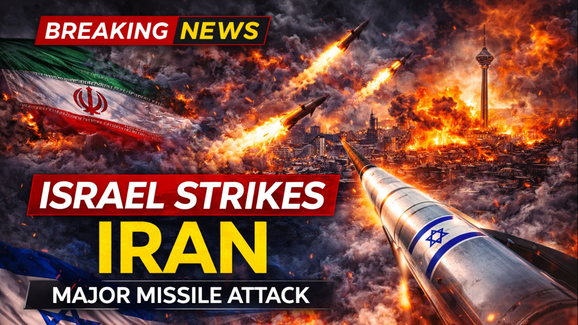 Israel Launches Major Missile Strikes Amid Expanding Regional Conflict