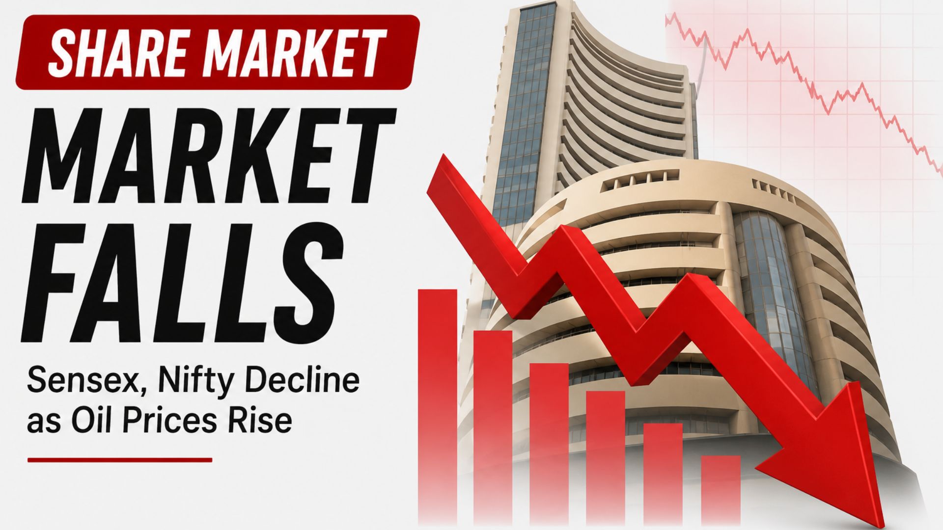 Indian Markets Fall as Rising Oil Prices Weigh on Investor Sentiment
