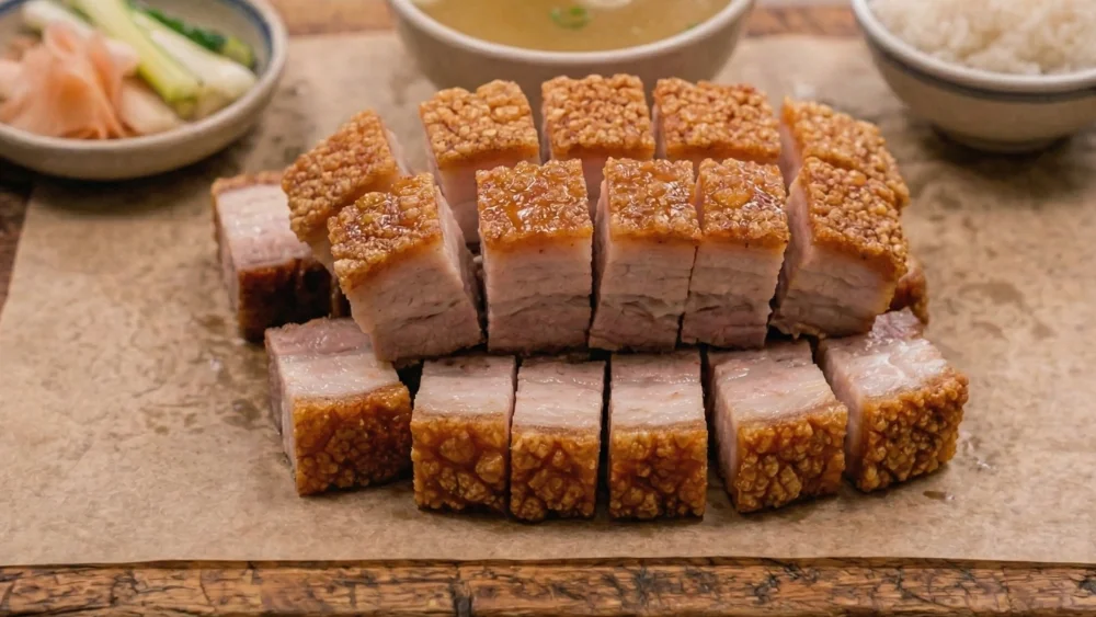 Roasted pork