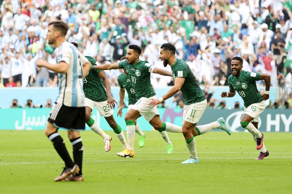 Arab vs. Argentina vs Saudi Arabia. Argentina Saudi Arabia Spectators. Sports 2022.