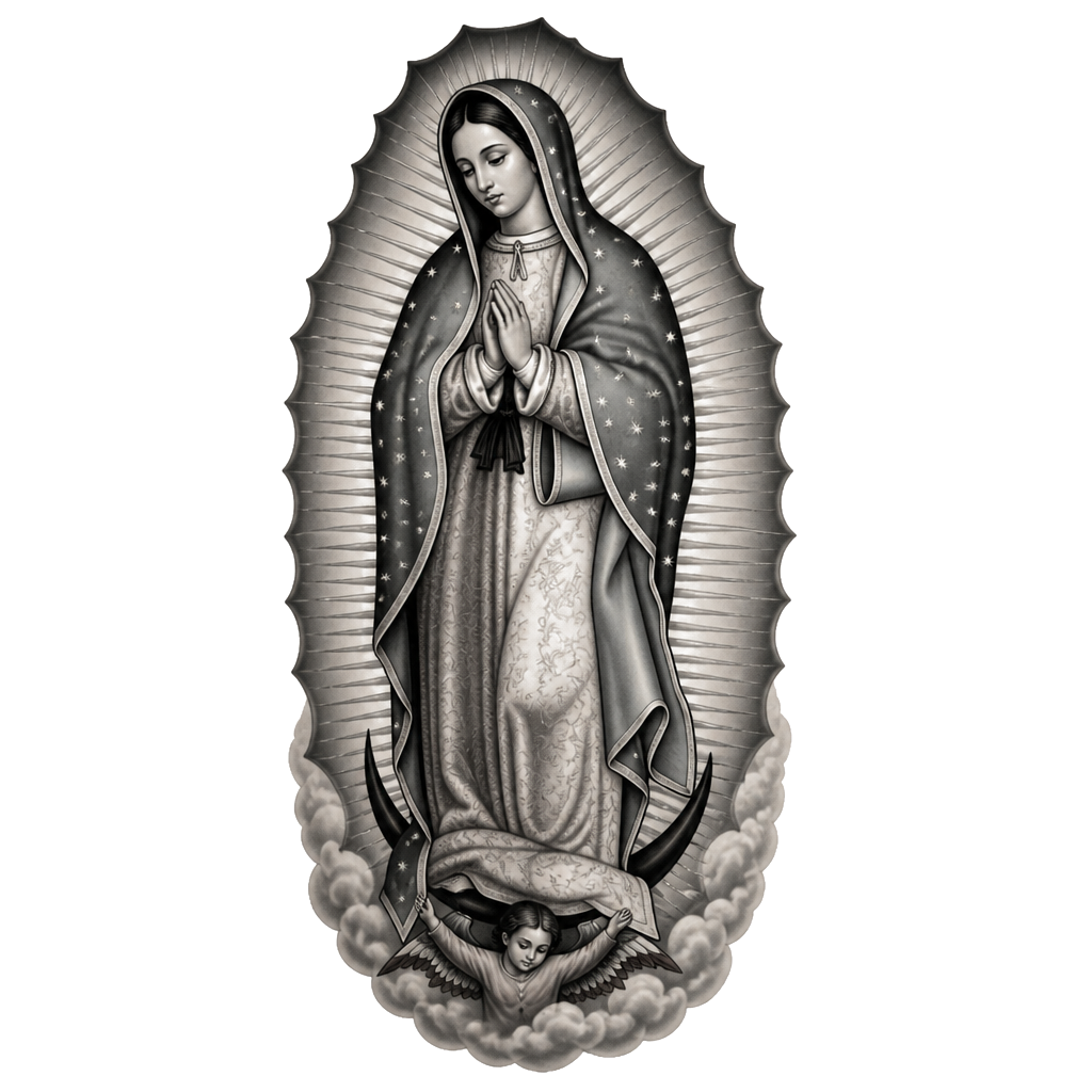 Real Bible picture of the Virgin Mary