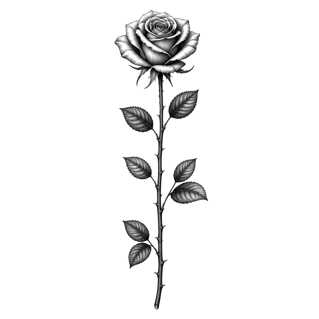 Long tall rose