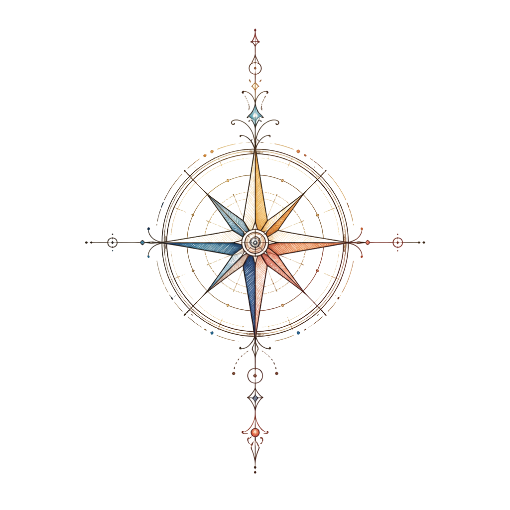Compass, old timey