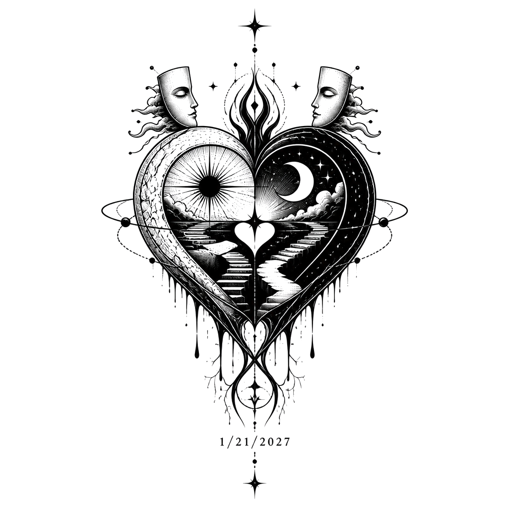 Heart(not a real heart) with ride or die and incorporate Reni & Nathan. Please put wedding date, 1/21/2027. No roses