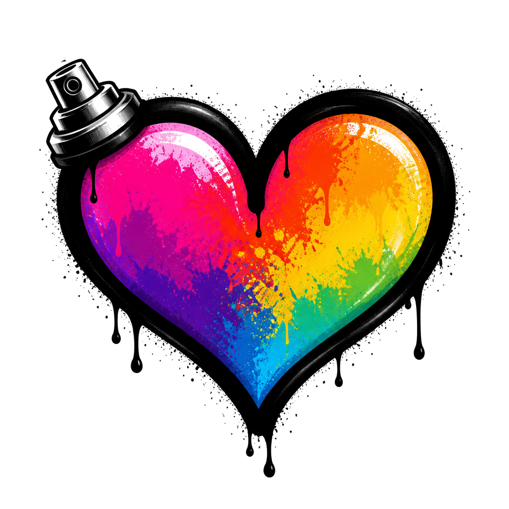 A heart outlined with a fat cap