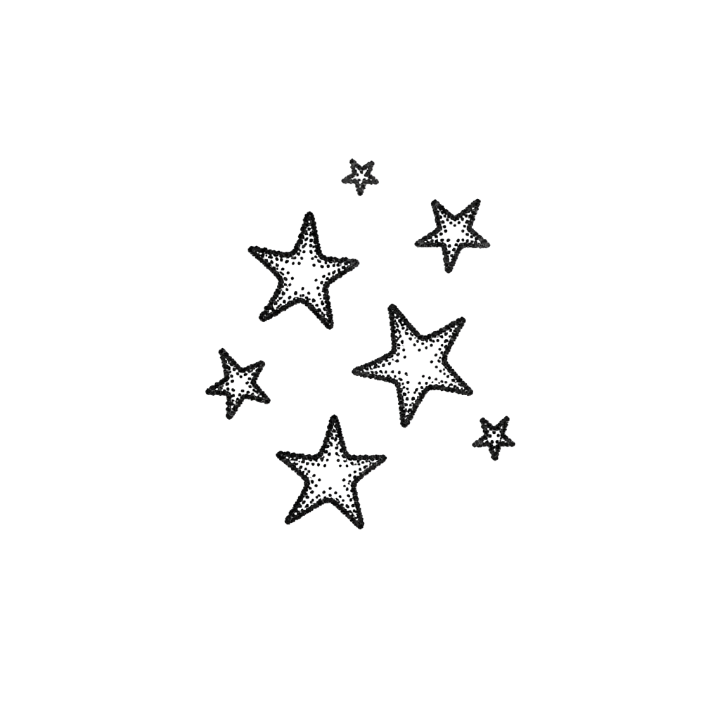 A wobbly cluster of poked stars