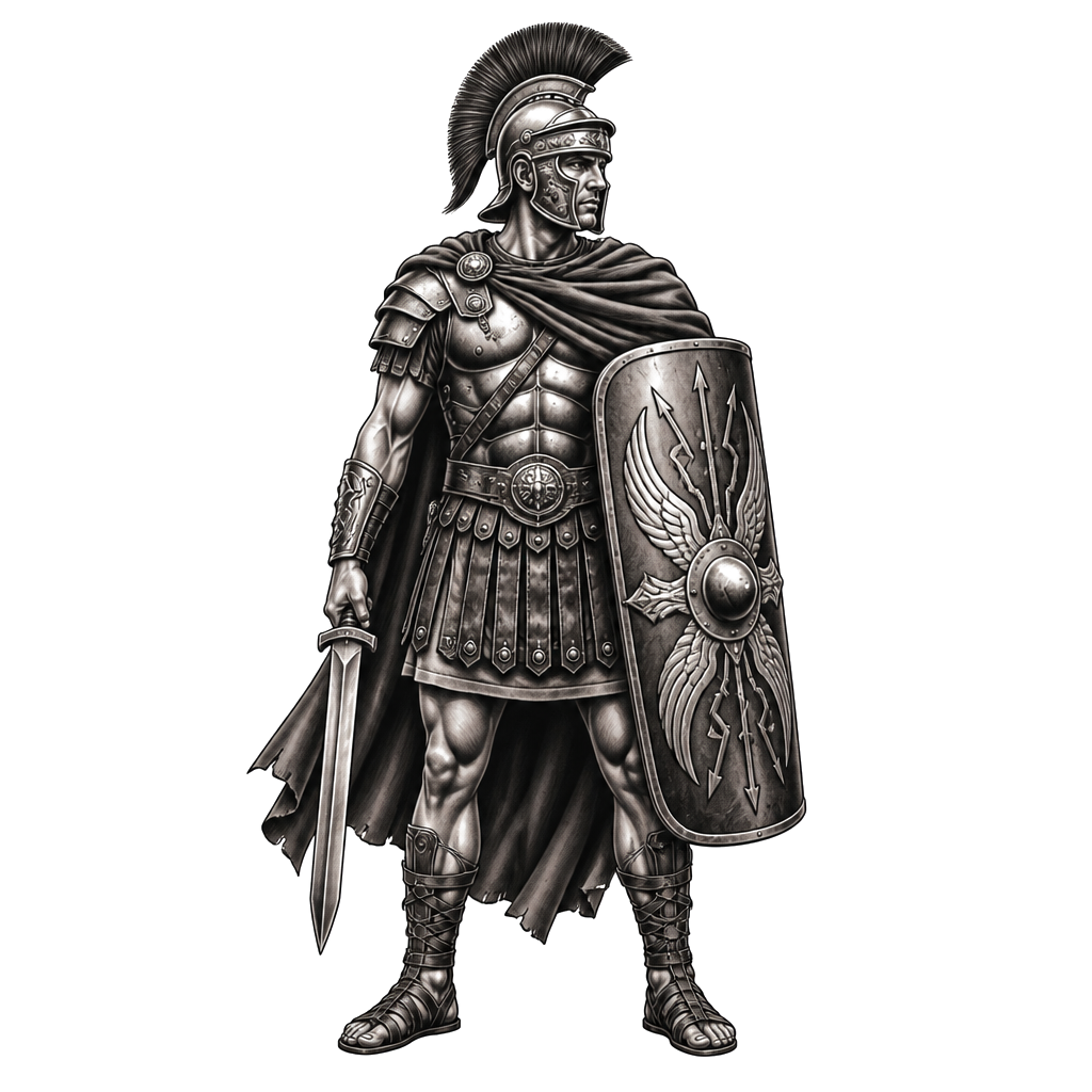 A Roman warrior