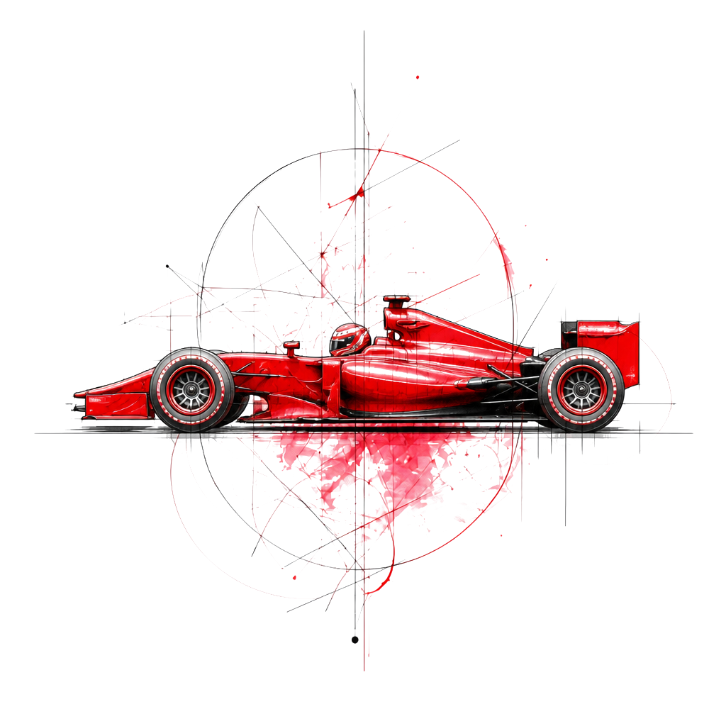 Ferrari f2004. Add Michael schumachers helmet in like he is driving and make it red