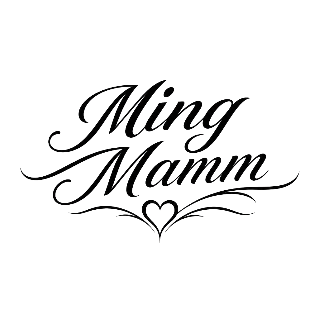 Ich hätte gerne einen Schriftzug für ein Erinnerungs tattoo in dem ming Mamm oder nur Mamm steht. 
Ich habe meine Mutter immer mamm oder Ming mamm genannt. Es soll für einen Mann bestimmt sein
