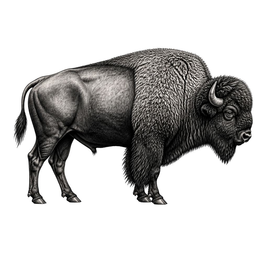 Buffalo side profile